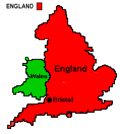 Map of England and Wales