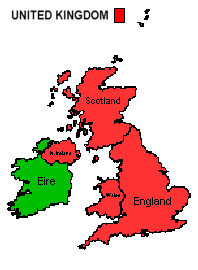 Map of United Kingdom